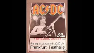 AC/DC (Live) January 31, 1986 - Festhalle, Frankfurt am Main, Germany 🔊 GManOF Master Series