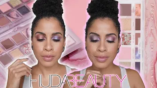 HUDA BEAUTY // 4 Looks w/ the ROSE QUARTZ Palette | Alicia Archer