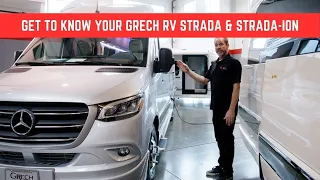 Getting to know your Grech RV Strada and Strada-ion - Mercedes Sprinter Camper Van Class B Motorhome