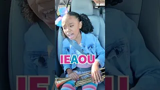 Adorable little Singer LEARNS to Sing the right notes w/Vocal Coach