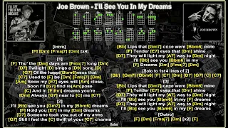 Joe Brown - I'll See You In My Dreams [Jam Track] [Ukulele Chords & Lyrics]