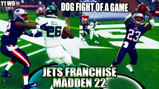 Madden 22 Jets Franchise Mode | Patriots Make It A DOG FIGHT... | [Y1 W6] - Ep 6