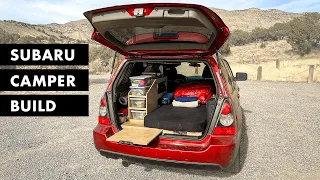 Subaru Forester Camper Build: Scary Solo Road Trip Ahead