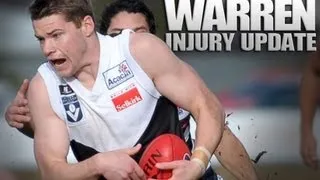 July 1, 2013 - Max Warren injury update: Broken collarbone