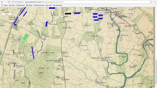 Gettysburg Animated Map, Day 2 - Version 1