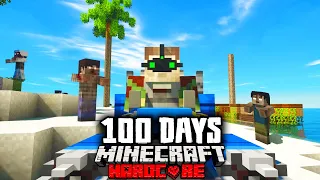 I Survived 100 Days on a Zombie Island in Hardcore Minecraft