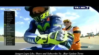 detik detik rossi jatuh di Moto Gp francis 21 mei 2017