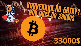 ЦЕЛИ ПО BTC ВЫПОЛНЕНЫ, ОЖИДАТЬ ЛИ СЕЙЧАС КОРРЕКЦИЮ ДО 33000$ ИЛИ ЖЕ РОСТ ДО 38000$?