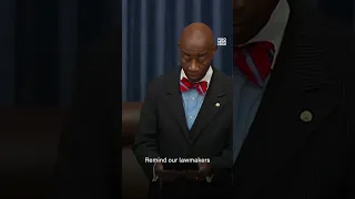 WATCH: Senate chaplain prays for lawmaker action after Nashville shooting | #shorts