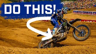 How to Corner a Dirt Bike Like TOMAC | Feet On The Pegs