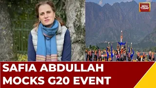 Safia Abdullah Strokes Row | Calls Kashmir Normalcy A Facade | G20 Summit Meet In Kashmir