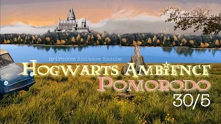 🦉 Hogwarts Grounds Pomorodo 30/5 Study Ambience / ASMR / White Noise / Harry Potter Inspired