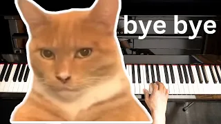 Bye Bye Mog Mewing Meme - Piano Cover Version