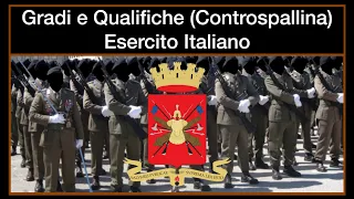 Gradi e Qualifiche Esercito Italiano - Controspallina (2018-2022)
