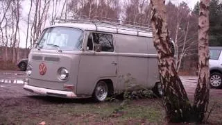 Grazy's 69 vw early Bay - One van and his dog