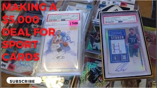 Making a deal for $5k card! Huntsville, AL, sport card show NOT sport car! The Flip, PSA 10 Pokémon