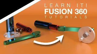 Fusion 360 - Power Piston Assembly Tutorial - Models, Assembly, and Motion Study - (2023)