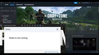 Fix Gray Zone Warfare Error Steam Is Not Running