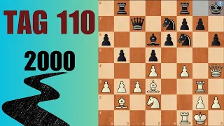 Ich spiele jeden Tag Schach bis 2000 ELO - Tag 110