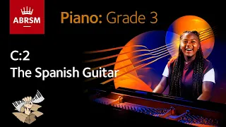 The Spanish Guitar / ABRSM Piano Grade 3 2023 & 2024, C:2 / Synthesia Piano tutorial