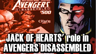 JACK OF HEARTS' role in Avengers Disassembled #comics