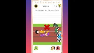 Brain test 4 : Level 137 Jenny must win the marathon