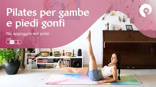 Pilates per gambe e piedi gonfi | Esercizi per la circolazione | No appoggio sui polsi | 15 minuti