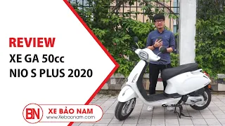 Xe Ga 50cc Nio s Plus đèn vuông (Giá học sinh hơn 20 triệu) ► Đỉnh cao xe ga 50 không cần bằng lái