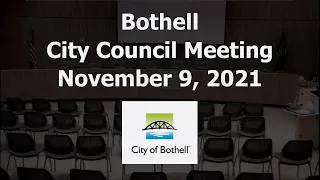 Bothell City Council Meeting - November 9, 2021