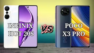 INFINIX HOT 20S vs POCO X3 PRO | Feature And Specs Comparison #infinix #poco