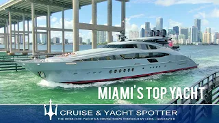 MONSTER YACHT MIAMIS TOP YACHTS | THE YACHT SPOTTER  CHANNEL | HAULOVER INLET | MIAMI RIVER