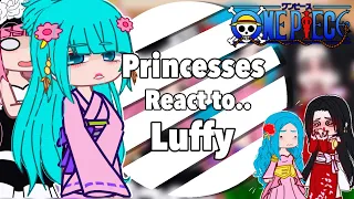 One Piece Princesses React to Luffy || One Piece