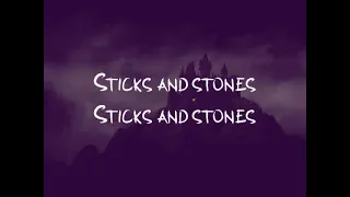 Icon For Hire - Sticks & Stones (Lyrics)