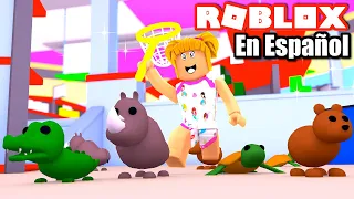 Goldie es un Mascota de Adopt me? Roblox Escape Pet Shop y Pet Show