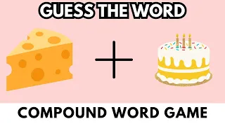 Compound Word ESL Game - Guess the Word #eslgames