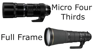 300mm on micro four thirds = 600mm on full frame? NO! The TRUTH about reach