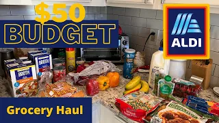 $40 Aldi Haul | Weekly Grocery Haul & Meal Plan