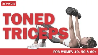 Chest & Tricep Workout with Dumbbells for Women Over 40