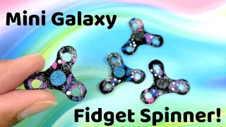DIY Miniature Working Galaxy Fidget Spinner - How to Make