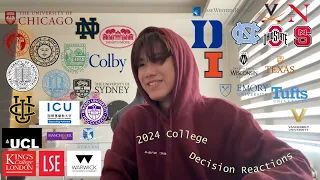 *VERY REALISTIC* College Decision Reactions 2024 (UK, US, AUS, Japan) | 32 Schools (T20, UCs, LACs)