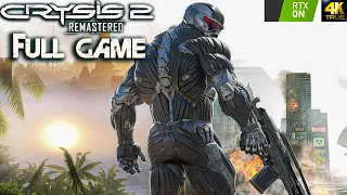 Crysis 2 Remastered - Full Game Playthrough - 4K RTX ON