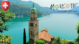 Morcote Switzerland Walking Tour 🇨🇭 | The Pearl of Ceresio 4K Scenic Walk