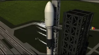 Kerbal Space Program - Falcon 9 RTLS kOS Script Showcase