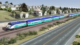 Trainz Railroad Simulator 22: Trains Along the Surf Encinitas, Del Mar and San Diego