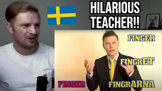 Reaction To Simple Swedish - Episode 1 (Swedish Comedy)