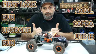 AXIAL ADVENTURES CAPRA UTB18 RTR: FIRST LOOK - RUN - UPGRADE - RUN