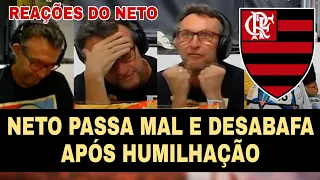 "NETO PASSOU MAL". COR 1 X 5 FLA! REAÇÕES DO NETO 😱🤣