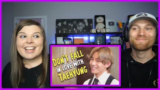 Don't fall in love with KIM TAEHYUNG (BTS V) Challenge! REACTION! | Happy Birthday Tae