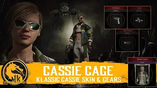 Mortal Kombat 11 - Cassie Cage (MKX Klassic) Klassic Cassie Skin and Gears