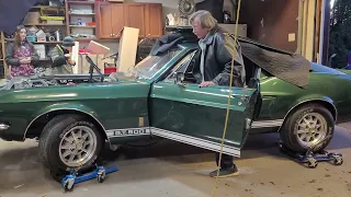 Dad starting his 1967 Shelby GT500